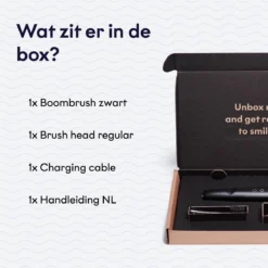 BOOMBRUSH Elektrische Tandenborstel - Zwart - 90 Dagen Batterij - Duurzaam -Oral B Shop 1200x1200 112