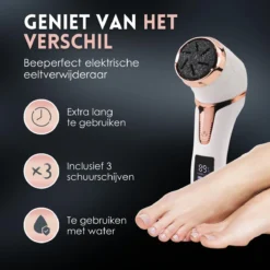Alternative view of Beeperfect® Elektrische Eeltverwijderaar Met Stofzuigsysteem - Voetvijl - Eeltvijl - IPX7 Waterdicht - Gratis Pedicure Set