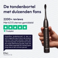 BOOMBRUSH Elektrische Tandenborstel - Zwart - 90 Dagen Batterij - Duurzaam -Oral B Shop 1200x1200 118