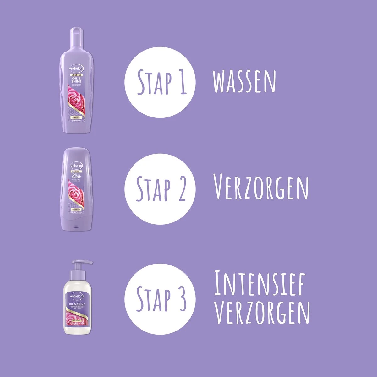 Andrélon Oil & Shine Special Shampoo - 6 X 300 Ml - Voordeelverpakking 3 Andrélon Oil & Shine Special Shampoo - 6 X 300 Ml - Voordeelverpakking - Afbeelding 3