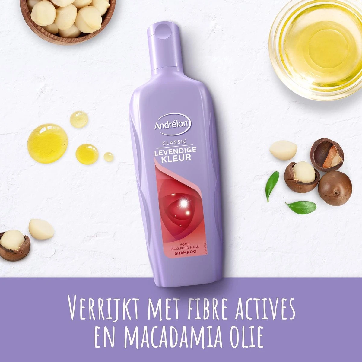 Andrélon Classic Levendige Kleur Shampoo - 6 X 300ml - Voordeelverpakking 8 Andrélon Classic Levendige Kleur Shampoo - 6 X 300ml - Voordeelverpakking - Afbeelding 8