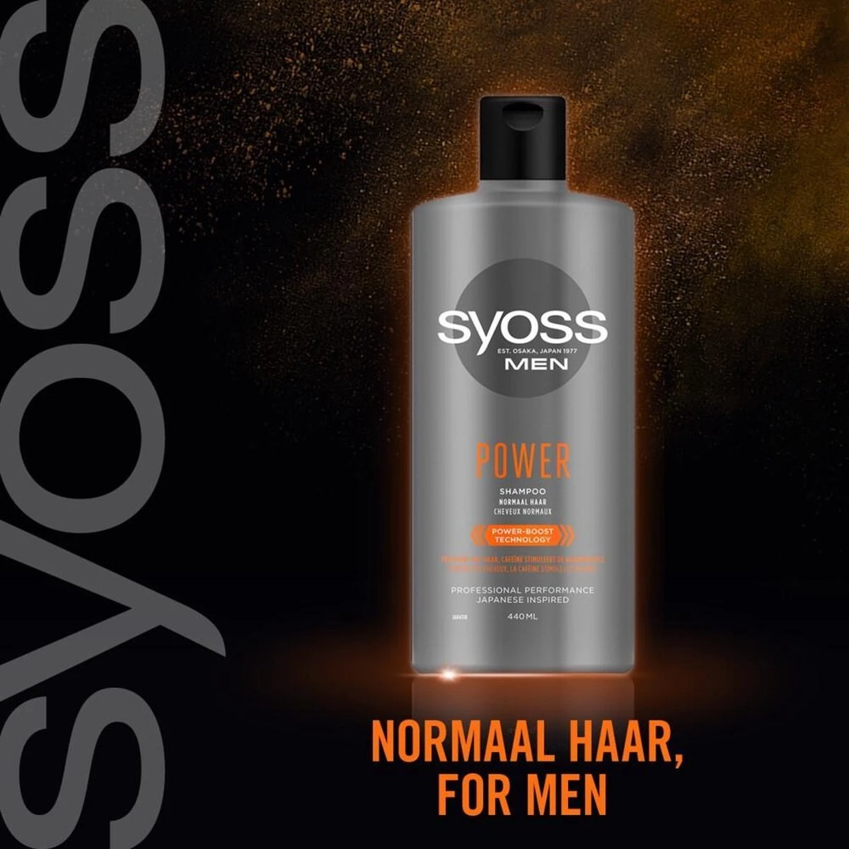 Syoss Men Power Shampoo - 440 Ml 2 Syoss Men Power Shampoo - 440 Ml - Afbeelding 2