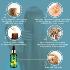 Alternative view of Gember Haargroei Serum - Germinal Essentiële Haargroei Olie Effectief In 7 Dagen - Haarverzorging Voor Mannen En Vrouwen, 30 Ml