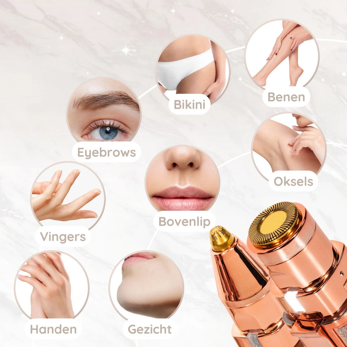 Wenkbrauw Trimmer - Gezichtsontharing Dames - Gezichtshaar Verwijderen Vrouw - Safety Razor - Ladyshave - Flawless Gezichts Ontharing - Wenkbrauw Scheermesje 7 Wenkbrauw Trimmer - Gezichtsontharing Dames - Gezichtshaar Verwijderen Vrouw - Safety Razor - Ladyshave - Flawless Gezichts Ontharing - Wenkbrauw Scheermesje - Afbeelding 7