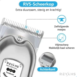 Revahs Professionele Draadloze Tondeuse En Baardtrimmer - Hoofdhaar - Baarden En Snorren - Hair Clipper En Haartrimmer - Tondeuse Cheveux - Tondeuse Haar 20 Revahs Professionele Draadloze Tondeuse En Baardtrimmer - Hoofdhaar - Baarden En Snorren - Hair Clipper En Haartrimmer - Tondeuse Cheveux - Tondeuse Haar -Oral B Shop 1200x1200 1516