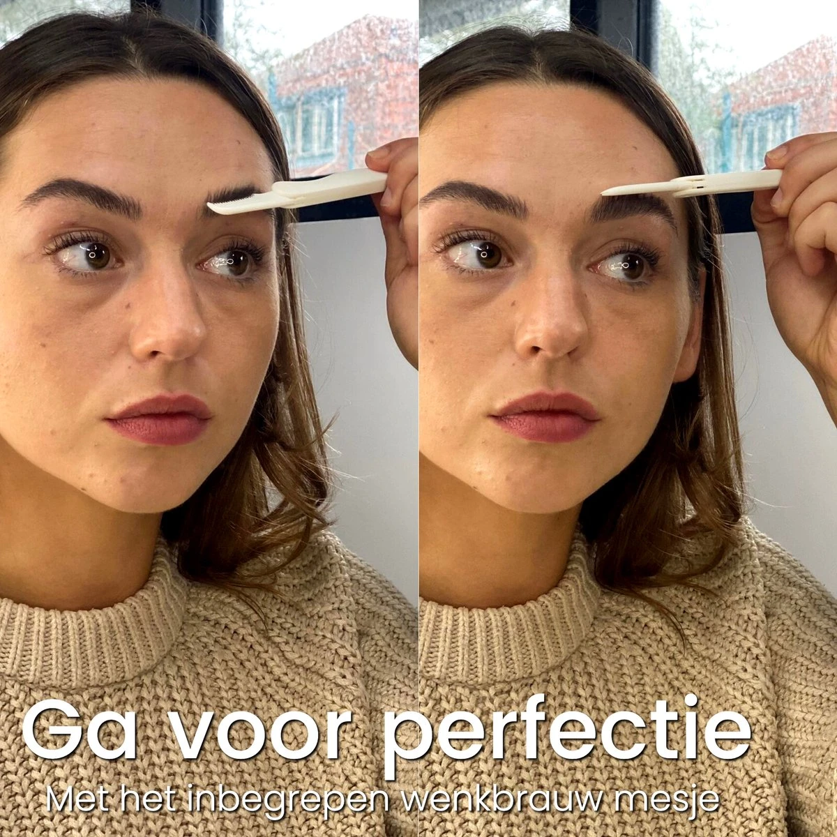 Wenkbrauw Trimmer - Gezichtsontharing Dames - Eyebrow Razor - Precisietrimmer - Incl. 2x Scheermesje - Leuk Cadeau Voor Vrouwen - USB Oplaadbaar - Wit - Incl. E-book 4 Wenkbrauw Trimmer - Gezichtsontharing Dames - Eyebrow Razor - Precisietrimmer - Incl. 2x Scheermesje - Leuk Cadeau Voor Vrouwen - USB Oplaadbaar - Wit - Incl. E-book - Afbeelding 4