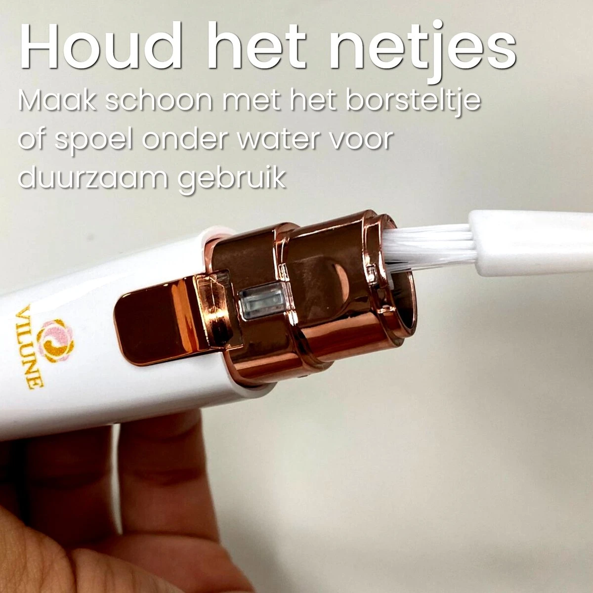 Wenkbrauw Trimmer - Gezichtsontharing Dames - Eyebrow Razor - Precisietrimmer - Incl. 2x Scheermesje - Leuk Cadeau Voor Vrouwen - USB Oplaadbaar - Wit - Incl. E-book 7 Wenkbrauw Trimmer - Gezichtsontharing Dames - Eyebrow Razor - Precisietrimmer - Incl. 2x Scheermesje - Leuk Cadeau Voor Vrouwen - USB Oplaadbaar - Wit - Incl. E-book - Afbeelding 7