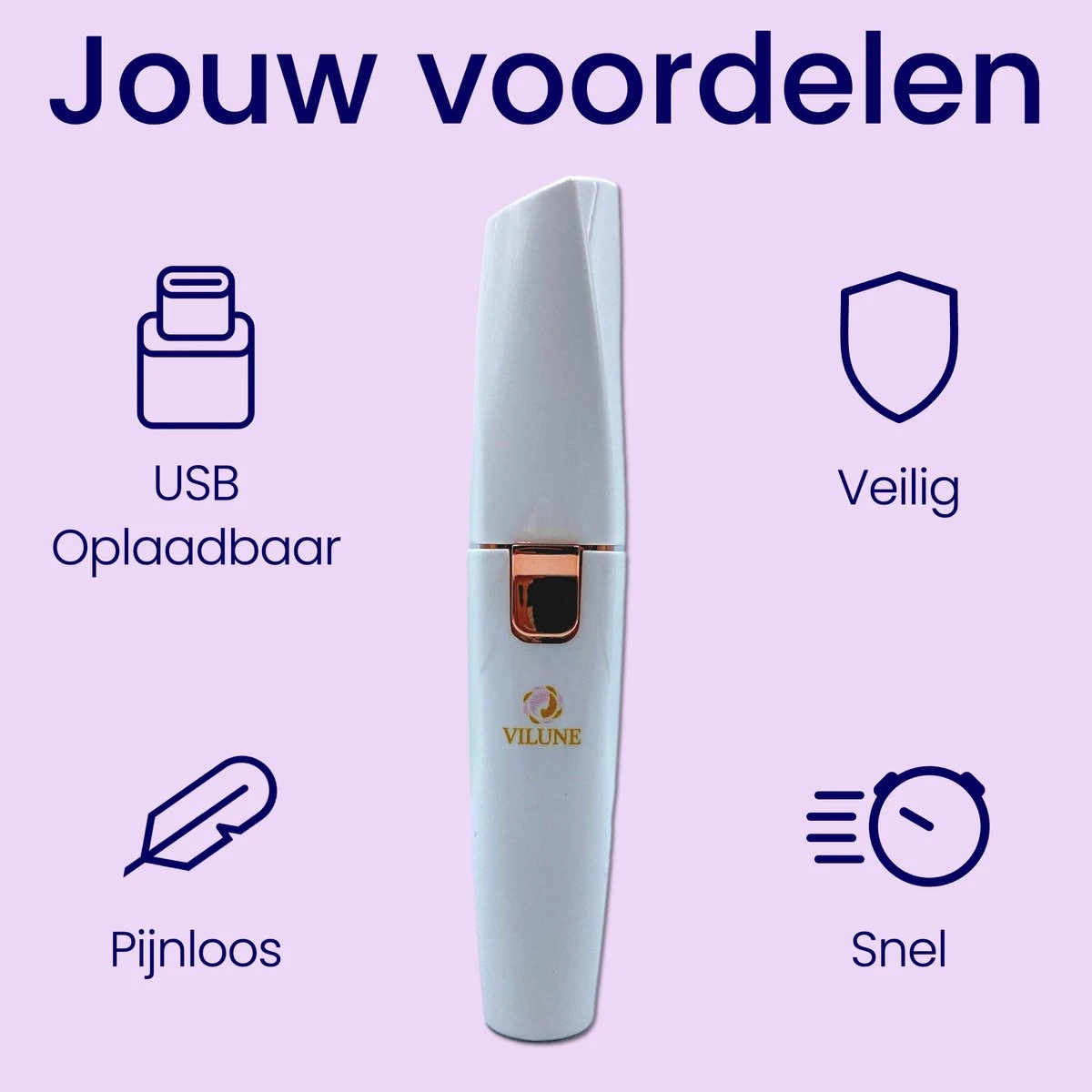 Wenkbrauw Trimmer - Gezichtsontharing Dames - Eyebrow Razor - Precisietrimmer - Incl. 2x Scheermesje - Leuk Cadeau Voor Vrouwen - USB Oplaadbaar - Wit - Incl. E-book 8 Wenkbrauw Trimmer - Gezichtsontharing Dames - Eyebrow Razor - Precisietrimmer - Incl. 2x Scheermesje - Leuk Cadeau Voor Vrouwen - USB Oplaadbaar - Wit - Incl. E-book - Afbeelding 8