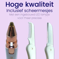 Wenkbrauw Trimmer - Gezichtsontharing Dames - Eyebrow Razor - Precisietrimmer - Incl. 2x Scheermesje - Leuk Cadeau Voor Vrouwen - USB Oplaadbaar - Wit - Incl. E-book 31 Wenkbrauw Trimmer - Gezichtsontharing Dames - Eyebrow Razor - Precisietrimmer - Incl. 2x Scheermesje - Leuk Cadeau Voor Vrouwen - USB Oplaadbaar - Wit - Incl. E-book -Oral B Shop 1200x1200 1534