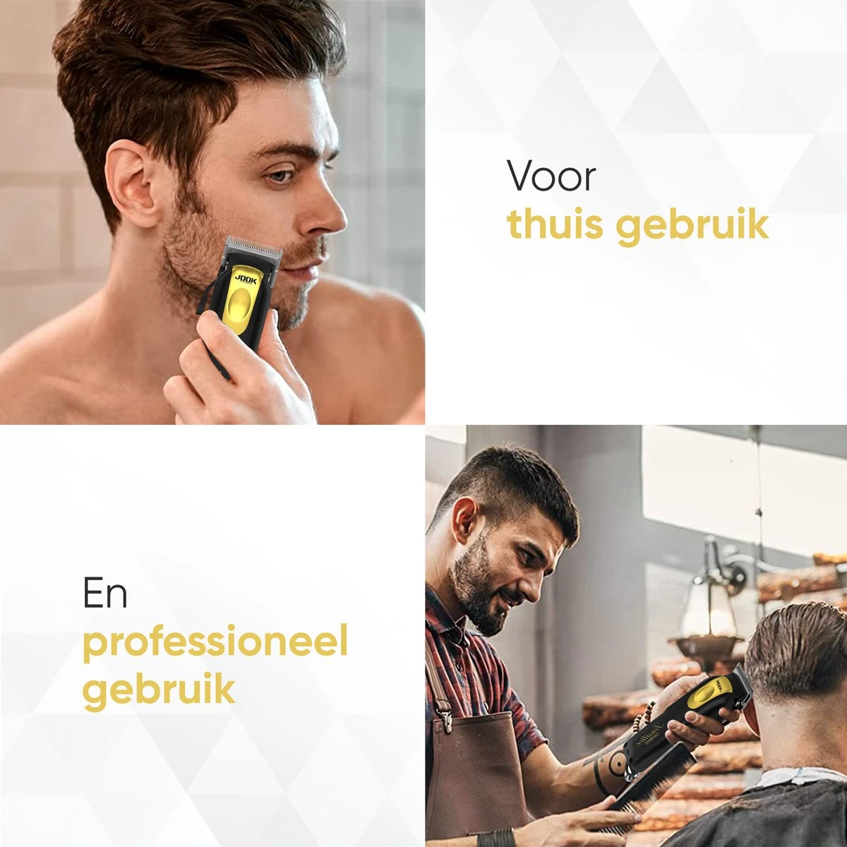 SHOPFINO Professionele Tondeuse Mannen Hoofdhaar - Haartrimmer Draadloos - Trimmer Baard - Hair Clipper - 8 Opzetstukken 8 SHOPFINO Professionele Tondeuse Mannen Hoofdhaar - Haartrimmer Draadloos - Trimmer Baard - Hair Clipper - 8 Opzetstukken - Afbeelding 8