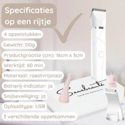 4-in-1 Bikinitrimmer Gezicht - Oksels - Benen - Bikinilijn - Wenkbrauw Trimmer - Neustrimmer - Intieme Zone - Ladyshaves Bikini - Haarverwijderaar Dames - Trimmer Vrouw Schaamhaar 30 4-in-1 Bikinitrimmer Gezicht - Oksels - Benen - Bikinilijn - Wenkbrauw Trimmer - Neustrimmer - Intieme Zone - Ladyshaves Bikini - Haarverwijderaar Dames - Trimmer Vrouw Schaamhaar -Oral B Shop 1200x1200 1622
