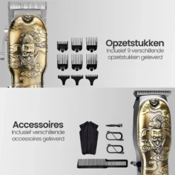 Alternative view of Professionele Draadloze Tondeuse - Trimmer - Haar - Baard - Tondeuse Mannen Hoofdhaar - Haartrimmer - Hair - Tondeuse Cheveux - Trimmer Baard - Trimmerset - Tondeuses - Cadeau Voor Man - Vrouw - Mannen - Vrouwen