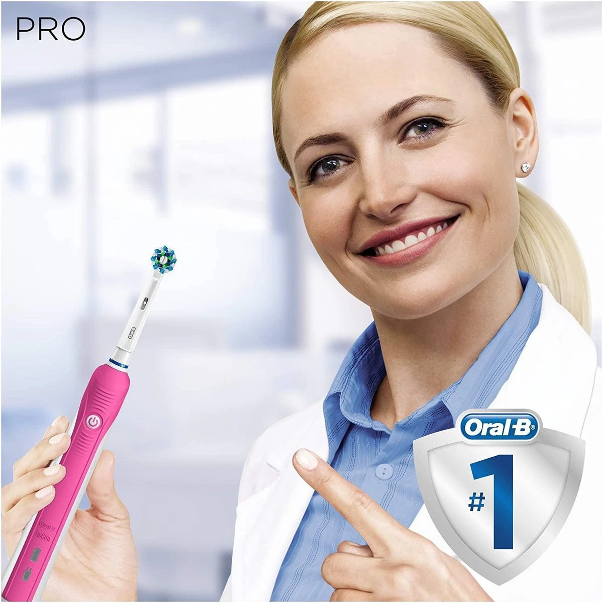 Oral B Oral-B Pro CrossAction 750 - Elektrische Tandenborstel - Roze 8 Oral B Oral-B Pro CrossAction 750 - Elektrische Tandenborstel - Roze - Afbeelding 8