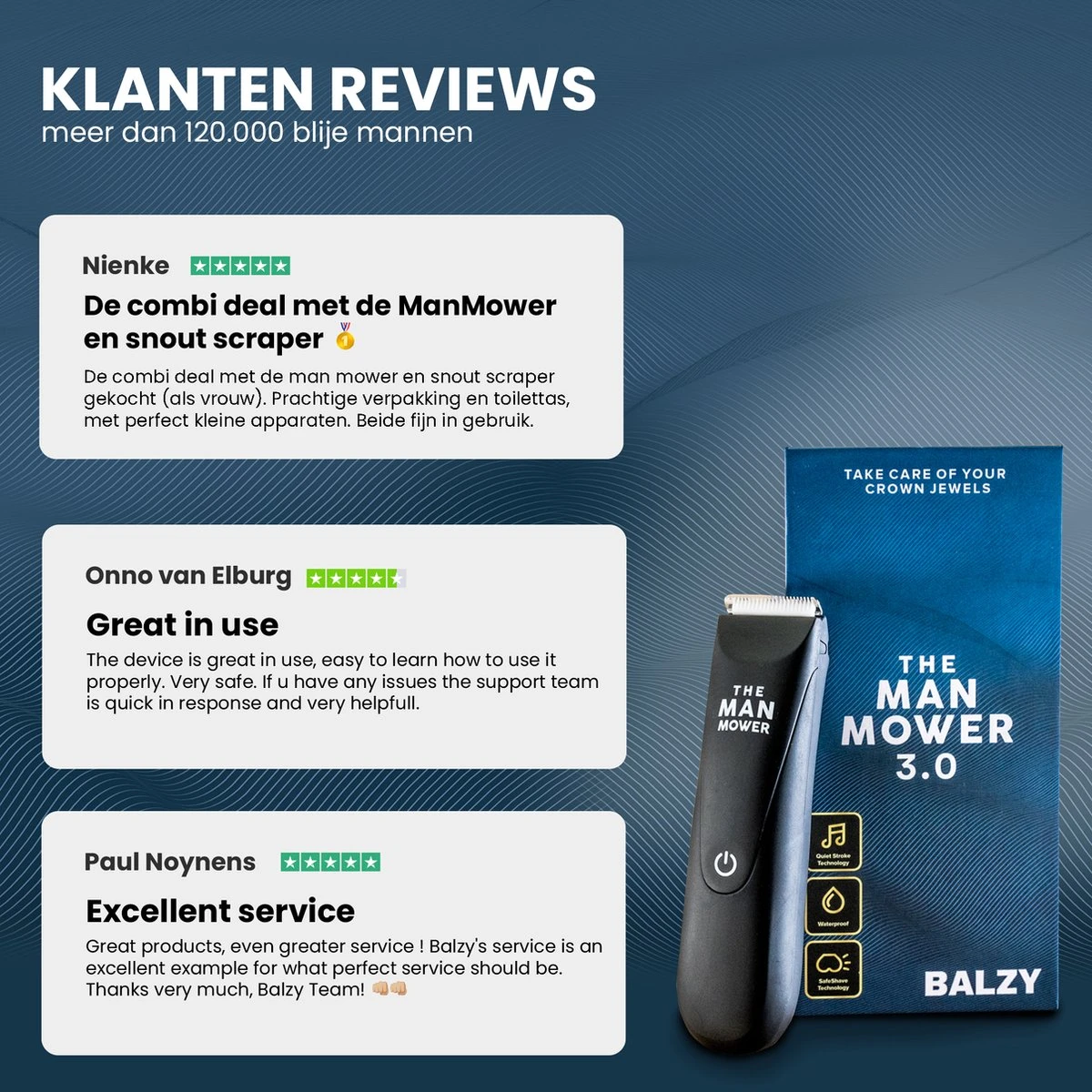 BALZY Grooming Package 3.0 | Body Grooming Set Voor Mannen | Ruim 40% Voordeel | Incl. BushBuster & SnoutScraper 7 BALZY Grooming Package 3.0 | Body Grooming Set Voor Mannen | Ruim 40% Voordeel | Incl. BushBuster & SnoutScraper - Afbeelding 7