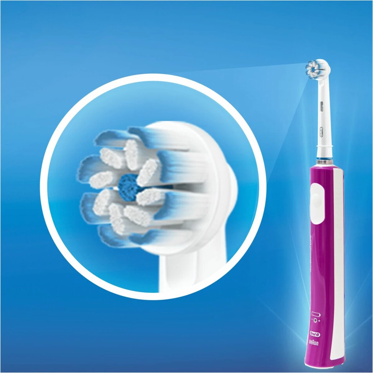 Oral B Oral-B Junior - Elektrische Tandenborstel - Paars 6 Oral B Oral-B Junior - Elektrische Tandenborstel - Paars - Afbeelding 6