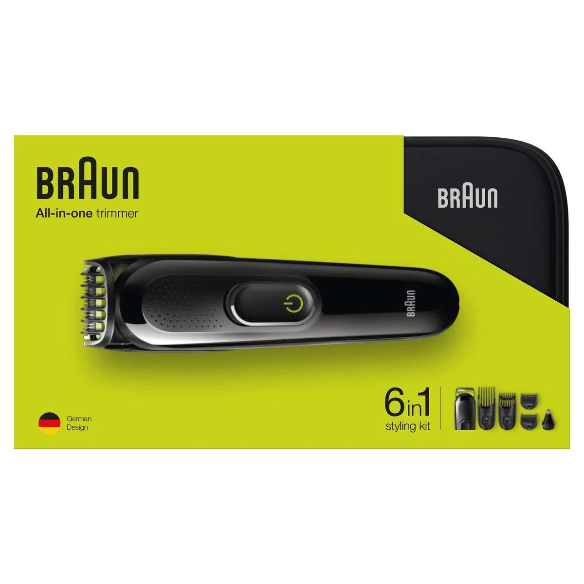 Elektrisch Scheerapparaat Braun MGK3921 Zwart Groen 2 Elektrisch Scheerapparaat Braun MGK3921 Zwart Groen - Afbeelding 2