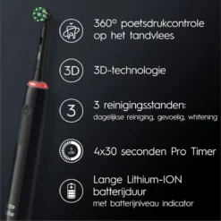 Oral B Oral-B Pro 3 3000 - Elektrische Tandenborstel - Zwart -Oral B Shop 1200x1200 200