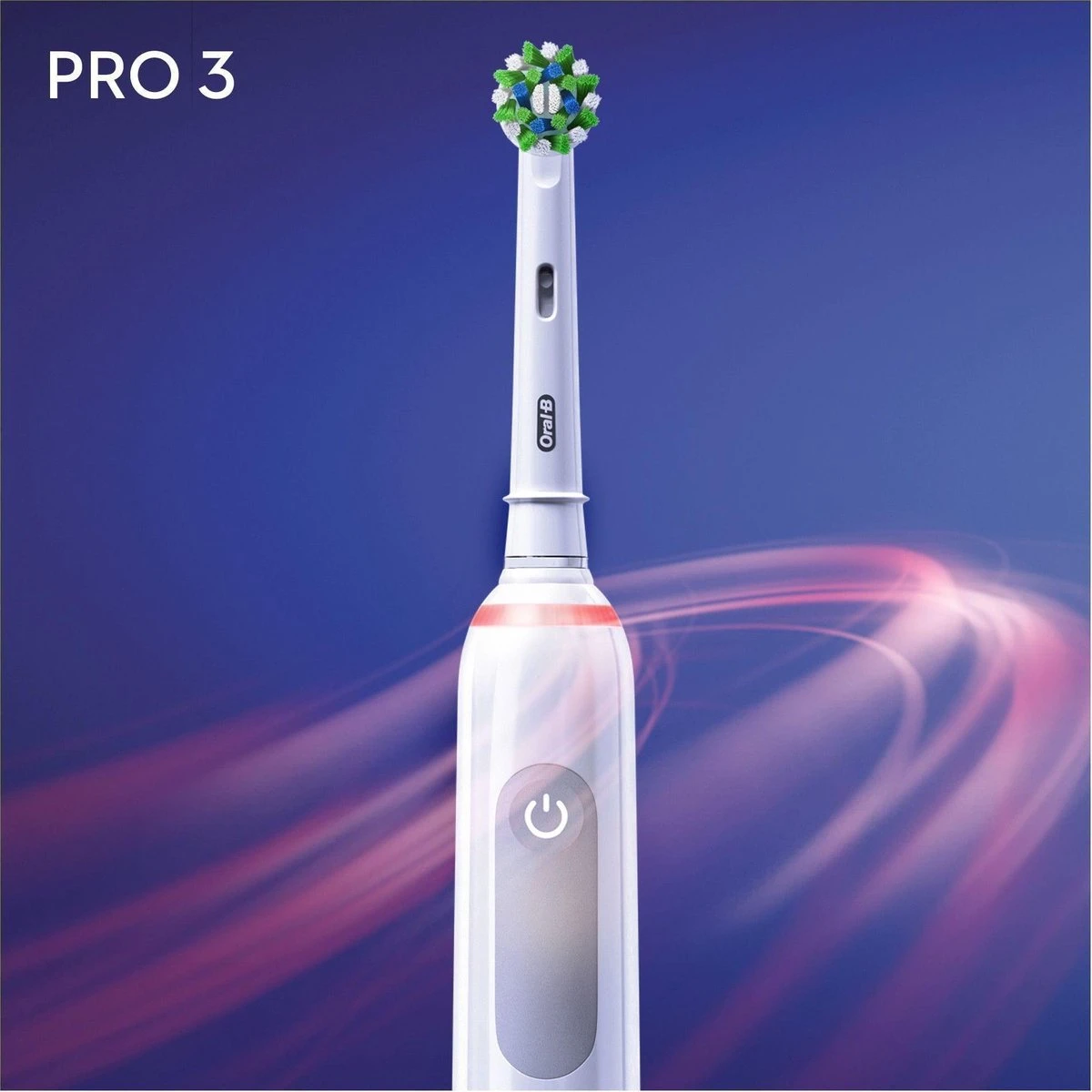 Oral B Oral-B Pro 3 3000 - Wit - Elektrische Tandenborstel - Ontworpen Door Braun - 1 Handvat En 1 Opzetborstel 6 Oral B Oral-B Pro 3 3000 - Wit - Elektrische Tandenborstel - Ontworpen Door Braun - 1 Handvat En 1 Opzetborstel - Afbeelding 6