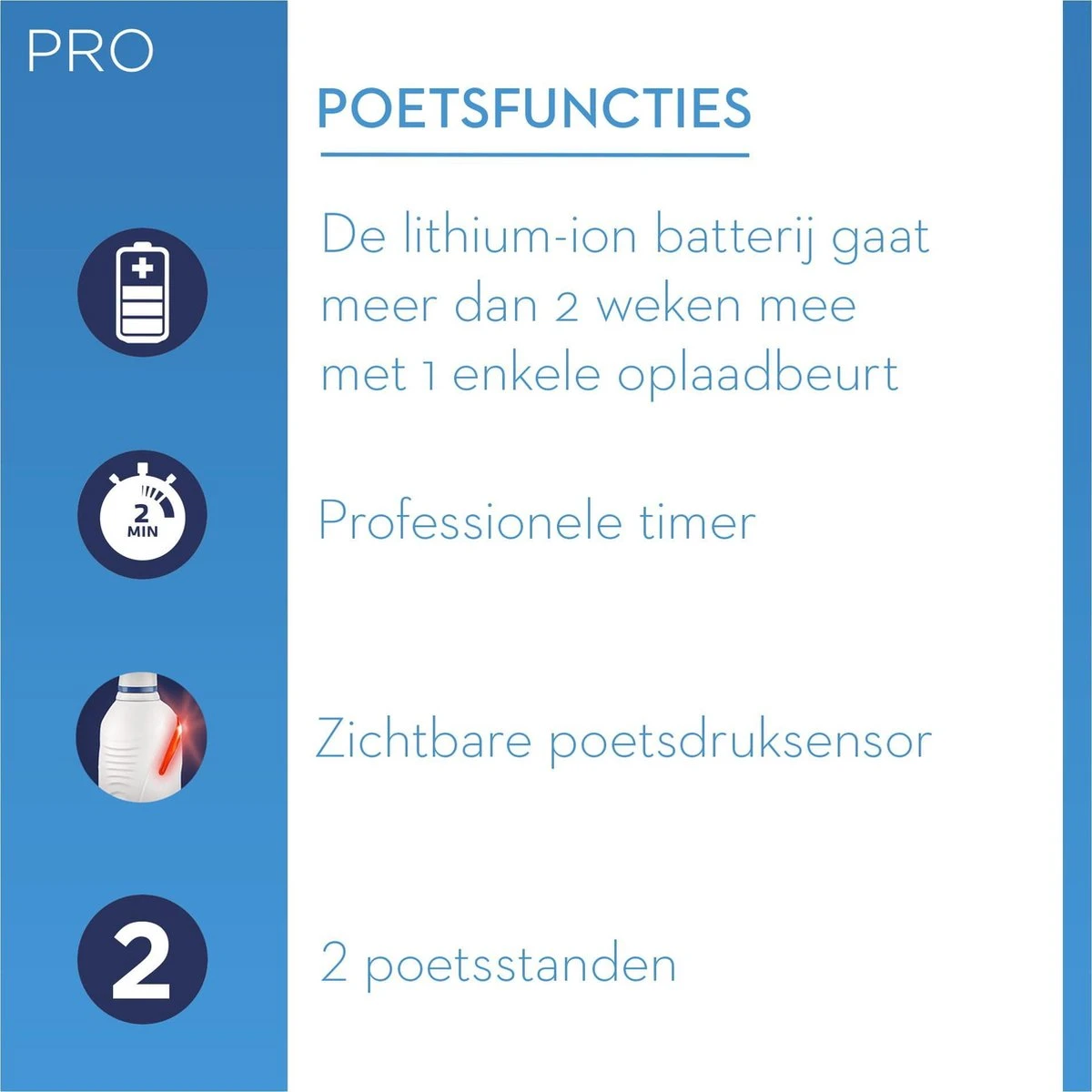 Oral B Oral-B PRO 2 2900 - Elektrische Tandenborstel - Duopack 4 Oral B Oral-B PRO 2 2900 - Elektrische Tandenborstel - Duopack - Afbeelding 4