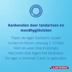 Alternative view of Lactona Ragers Easyclean 8,0 Mm L - Tandenrager - 8 Stuks