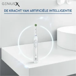 Oral B Oral-B Genius X - Wit - Elektrische Tandenborstel - Ontworpen Door Braun - 1 Handvat En 1 Opzetborstel -Oral B Shop 1200x1200 6