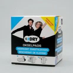 1-2dry Anti Transpirant Okselpads - Anti Zweet Pads - Zwart - Medium