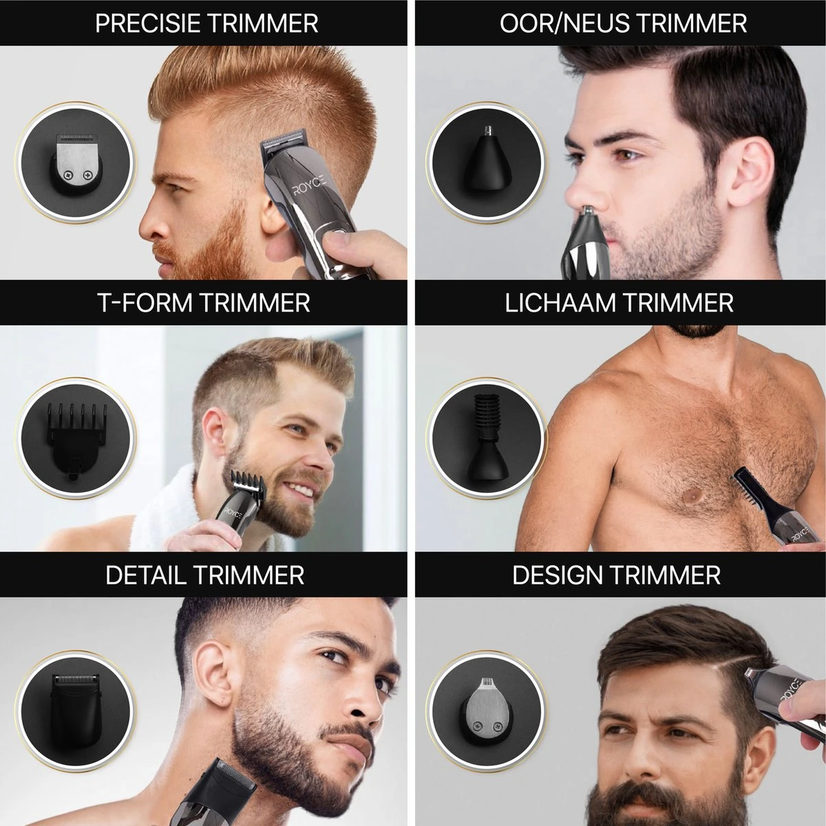 Professionele Trimmer 11 In 1 - Baardtrimmer Mannen - Waterdicht - Haartrimmer - Trimmer Mannen - Complete Set 4 Professionele Trimmer 11 In 1 - Baardtrimmer Mannen - Waterdicht - Haartrimmer - Trimmer Mannen - Complete Set - Afbeelding 4