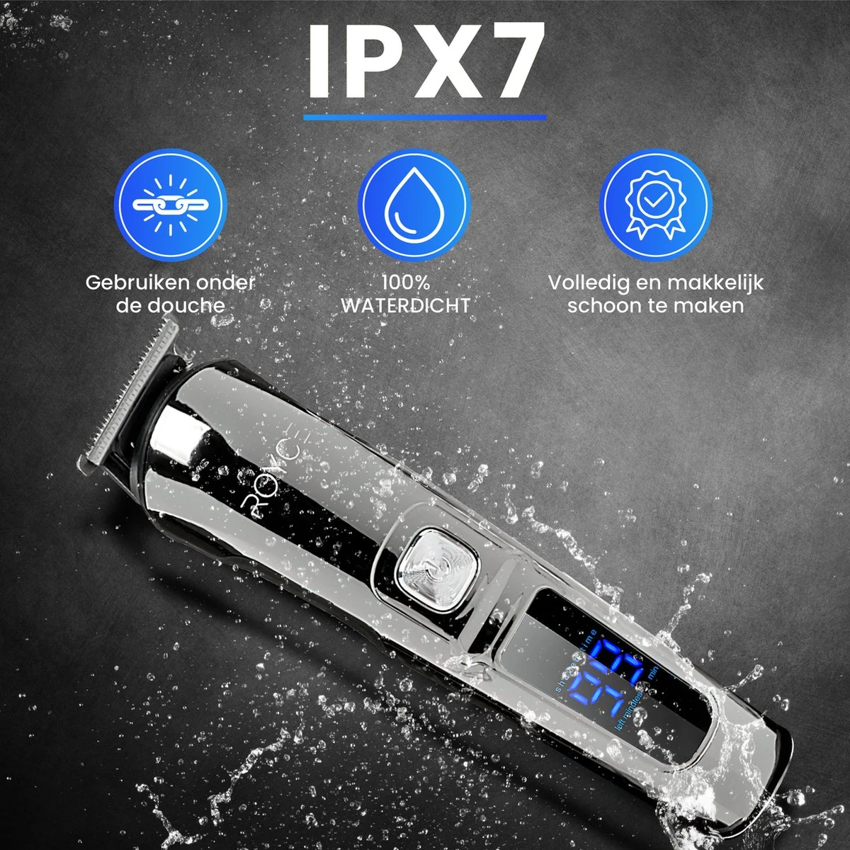 Professionele Trimmer 11 In 1 - Baardtrimmer Mannen - Waterdicht - Haartrimmer - Trimmer Mannen - Complete Set 5 Professionele Trimmer 11 In 1 - Baardtrimmer Mannen - Waterdicht - Haartrimmer - Trimmer Mannen - Complete Set - Afbeelding 5