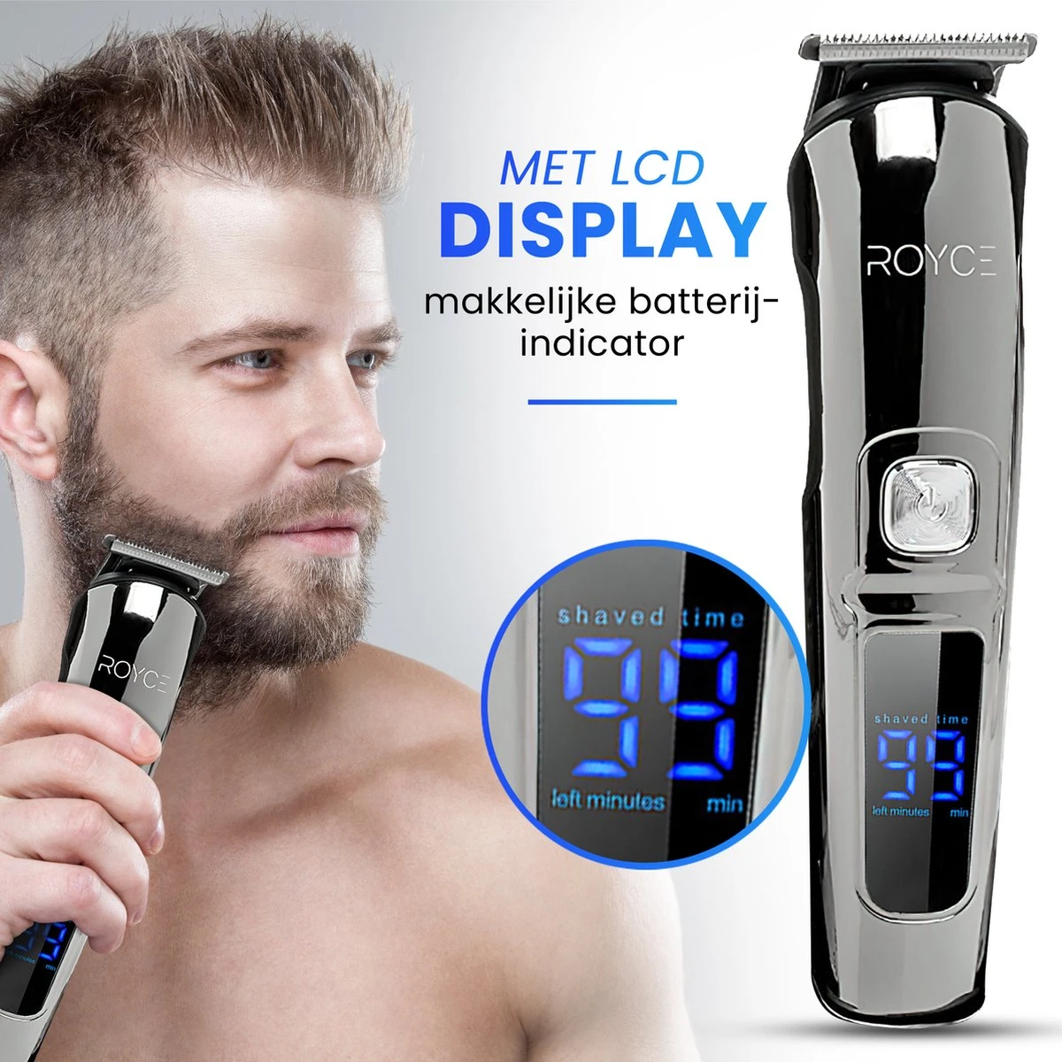 Professionele Trimmer 11 In 1 - Baardtrimmer Mannen - Waterdicht - Haartrimmer - Trimmer Mannen - Complete Set 8 Professionele Trimmer 11 In 1 - Baardtrimmer Mannen - Waterdicht - Haartrimmer - Trimmer Mannen - Complete Set - Afbeelding 8