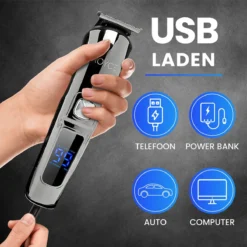 Professionele Trimmer 11 In 1 - Baardtrimmer Mannen - Waterdicht - Haartrimmer - Trimmer Mannen - Complete Set 19 Professionele Trimmer 11 In 1 - Baardtrimmer Mannen - Waterdicht - Haartrimmer - Trimmer Mannen - Complete Set -Oral B Shop 1200x1200 820