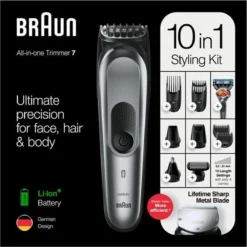 Braun Multigroomer 7221 - 10 In 1 Trimmer - Baardtrimmer Haartrimmer Bodygroomer