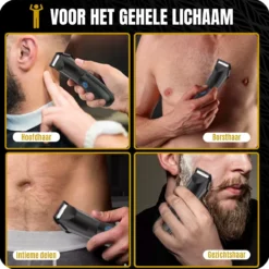 BAØRD Baardtrimmer Voor Mannen – Waterdicht – Draadloze Tondeuse - Trimmer Voor Baard & Lichaam – Scheerapparaat – Bodygroomer - Haartrimmer – Baardverzorging – Barber – Oplaadbaar - Zwart -Oral B Shop 1200x1200 913