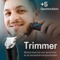 5 In 1 Baardtrimmer Voor Mannen - Trimmer Voor Baard En Lichaam - Neus En Oor -Bodygroomer - 0.5-10MM 15 5 In 1 Baardtrimmer Voor Mannen - Trimmer Voor Baard En Lichaam - Neus En Oor -Bodygroomer - 0.5-10MM -Oral B Shop 1200x1200 955