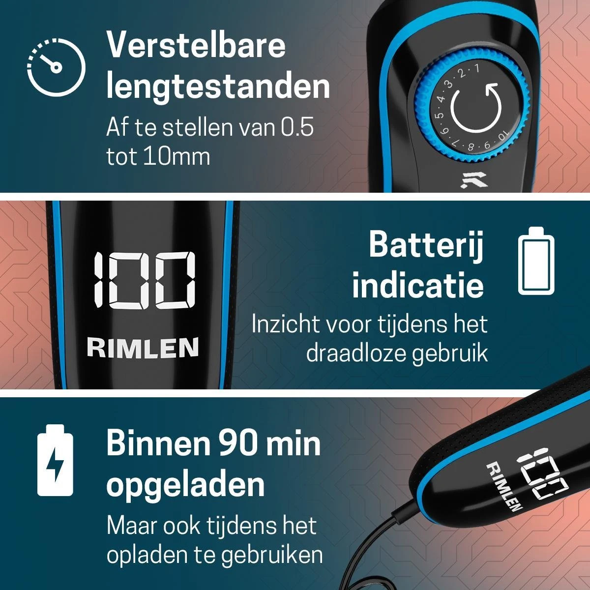 5 In 1 Baardtrimmer Voor Mannen - Trimmer Voor Baard En Lichaam - Neus En Oor -Bodygroomer - 0.5-10MM 10 5 In 1 Baardtrimmer Voor Mannen - Trimmer Voor Baard En Lichaam - Neus En Oor -Bodygroomer - 0.5-10MM - Afbeelding 10