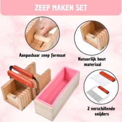 Alternative view of Zeep Maken Pakket Gietzeep Zelf Zeepjes Zeepmal Zeepvorm Siliconen DIY Dagdeals - Zeep Mal En Tools Voor Volwassenen
