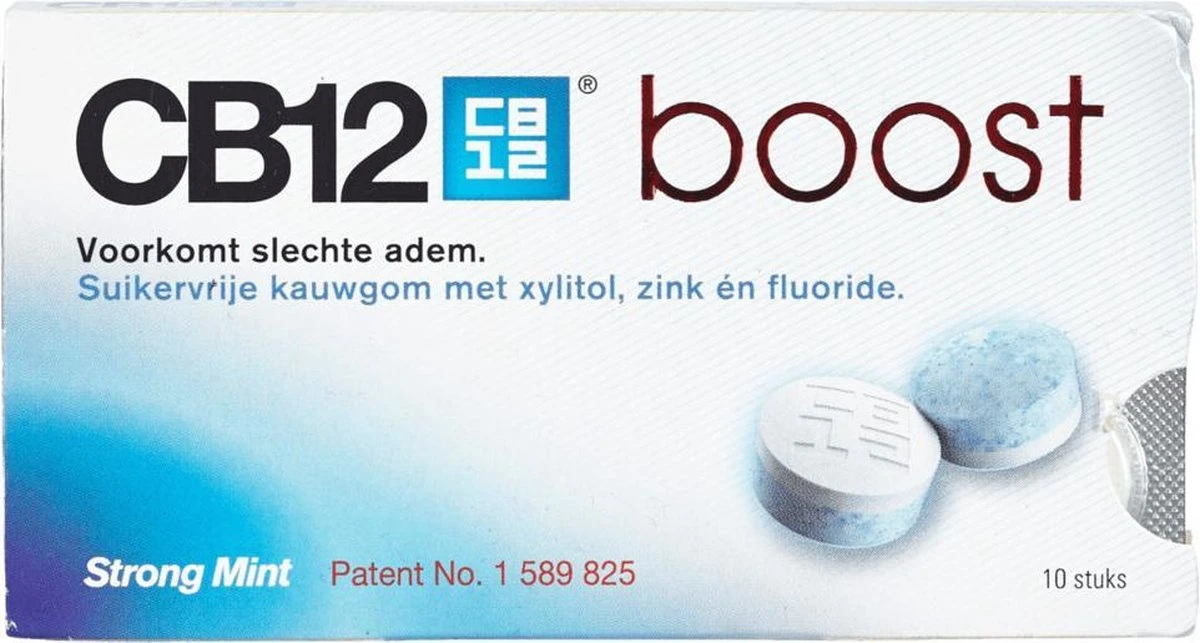 CB12 Boost Kauwgom - 1 Stuk 1 CB12 Boost Kauwgom - 1 Stuk