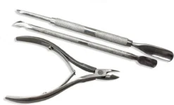 Alternative view of 3In1 Metalen Nagel Riem Knipper - Cuticle Pusher Duwer Verwijderaar Trimmer Mesje - Nagel Bokkenpoot - Verzorging Set