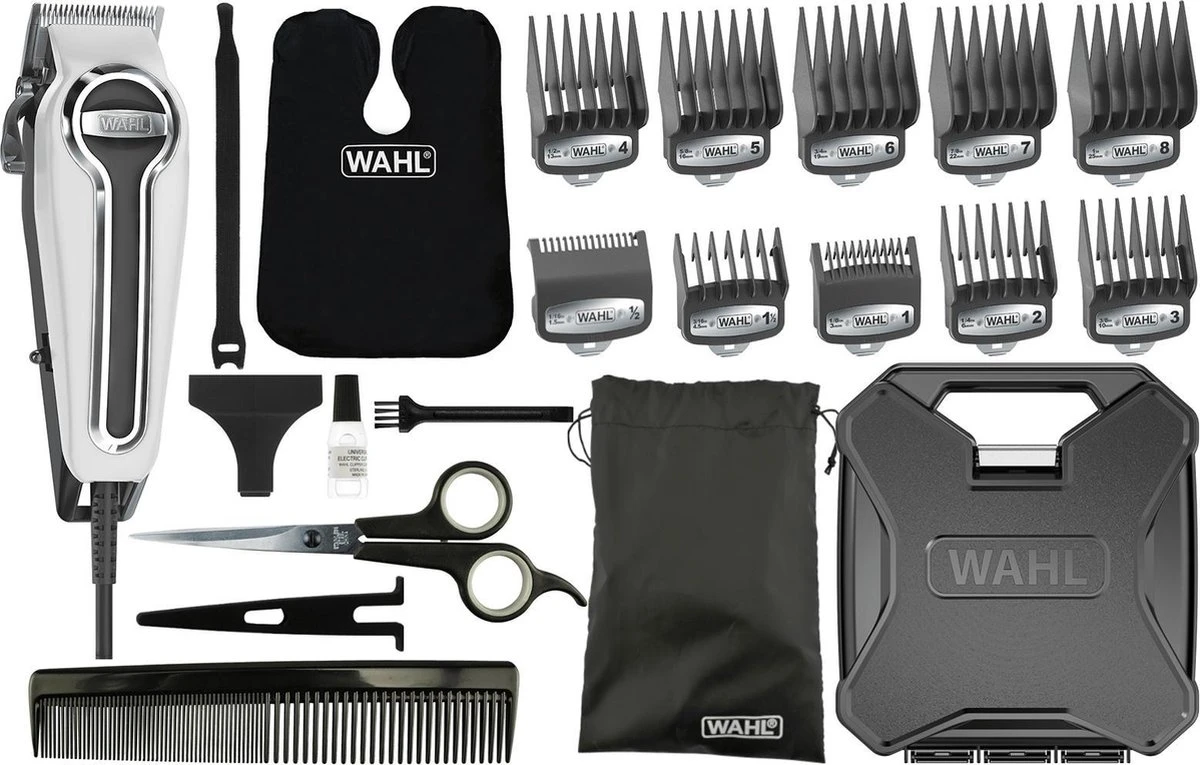 Tondeuse Wahl Elite Pro White - Dé Krachtigste Tondeuse - 15% Meer Vermogen - 40% Sneller Scheren Door Zelfslijpende Messen - Haartrimmer Mannen - Tondeuse Mannen - Trimmer Mannen - Trimmer Baard - Trimmer Wahl - Tondeuses 5 Tondeuse Wahl Elite Pro White - Dé Krachtigste Tondeuse - 15% Meer Vermogen - 40% Sneller Scheren Door Zelfslijpende Messen - Haartrimmer Mannen - Tondeuse Mannen - Trimmer Mannen - Trimmer Baard - Trimmer Wahl - Tondeuses - Afbeelding 5