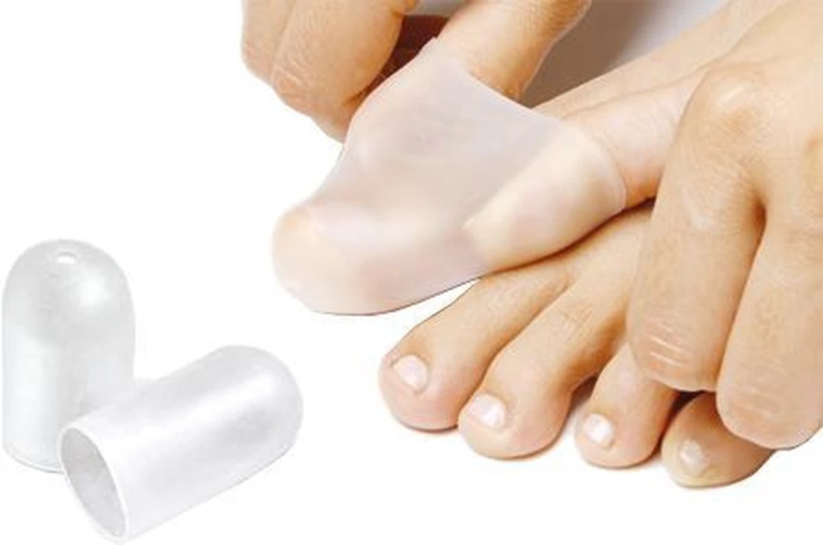 Now4You Grote Teen Polstering - Polymeer-gel - 1 Paar Teenkappen 3 Now4You Grote Teen Polstering - Polymeer-gel - 1 Paar Teenkappen - Afbeelding 3