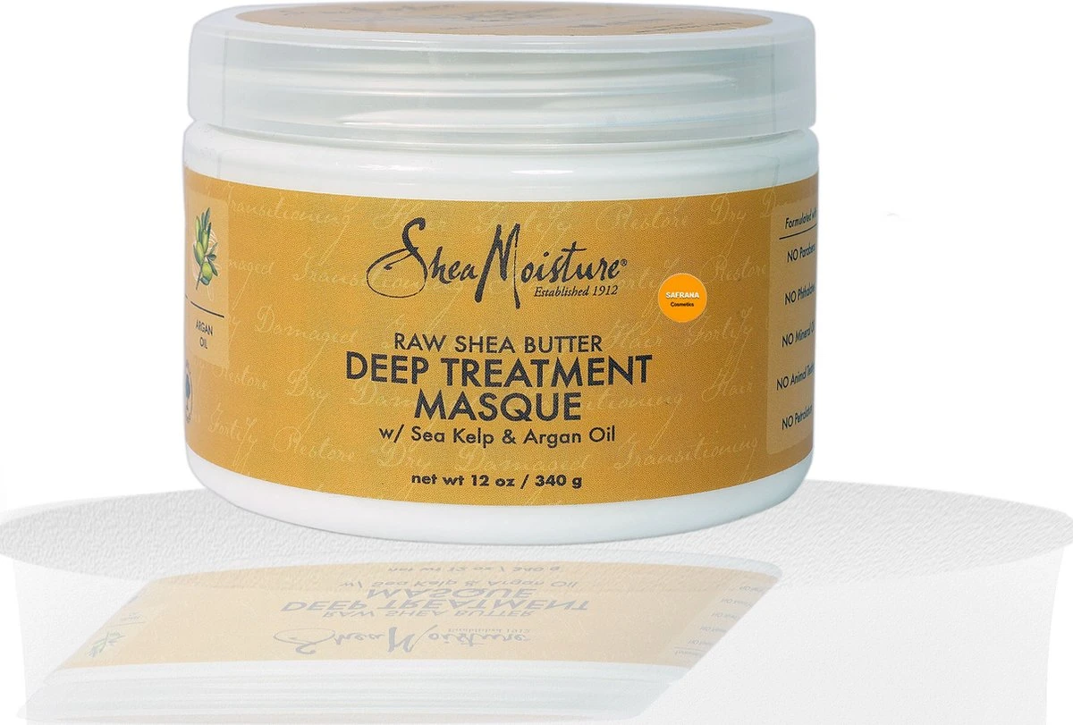 Shea Moisture Raw Shea - Butter Deep Treatment Haarmasker - 355 Ml 5 Shea Moisture Raw Shea - Butter Deep Treatment Haarmasker - 355 Ml - Afbeelding 5