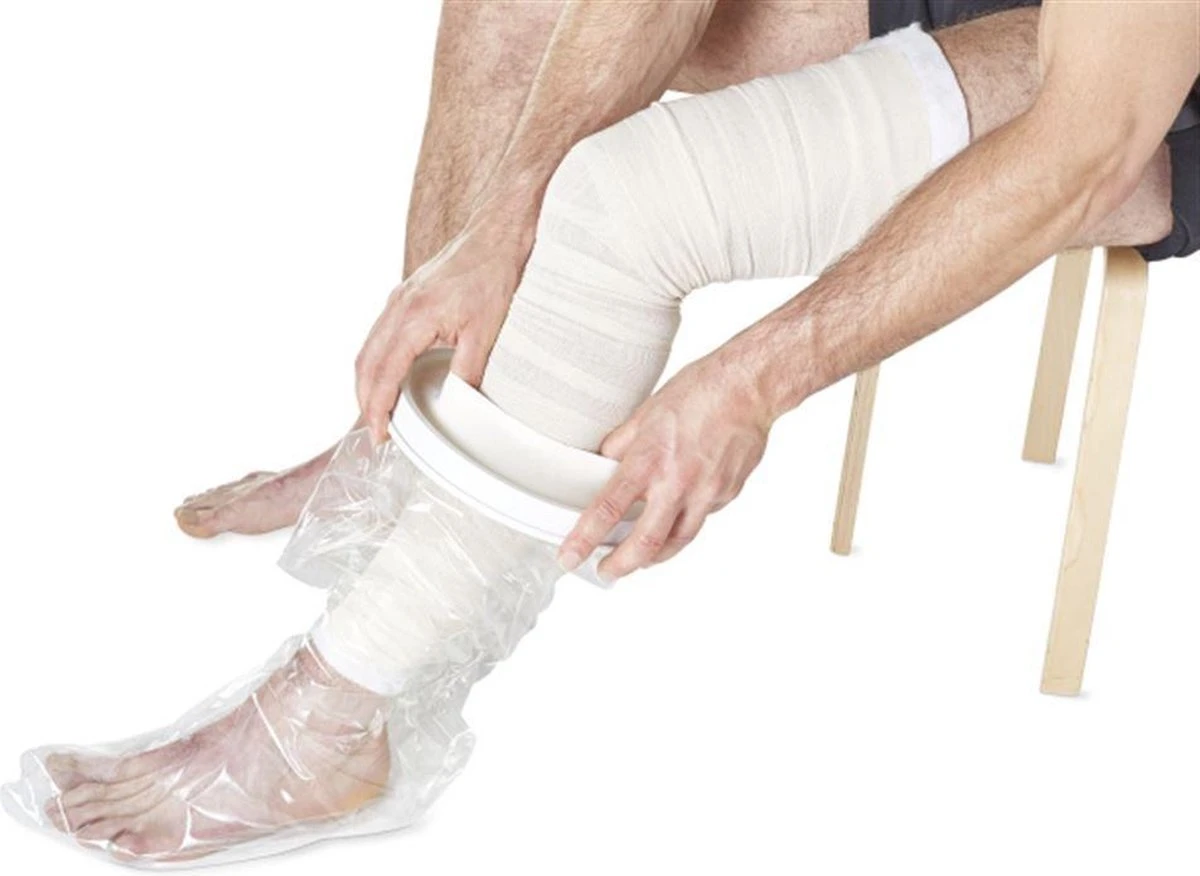 VITILITY Douchehoes Been Heel - Gipshoes - Gips En Verband Bescherming Tegen Vocht 10 VITILITY Douchehoes Been Heel - Gipshoes - Gips En Verband Bescherming Tegen Vocht - Afbeelding 10