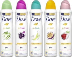 Alternative view of Dove Go Fresh Mix Anti-transpirant Deodorant Spray- 5 Stuks - Voordeelverpakking