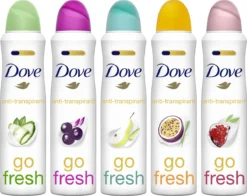 Dove Go Fresh Mix Anti-transpirant Deodorant Spray- 5 Stuks - Voordeelverpakking
