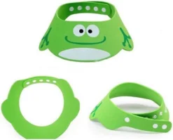 Alternative view of Merkloos Baby Douche Kapje - Hulp Bij Haren Wassen - Shower Cap - Bad Kapje - Petje Voor Baby, Peuter En Kind - Groen