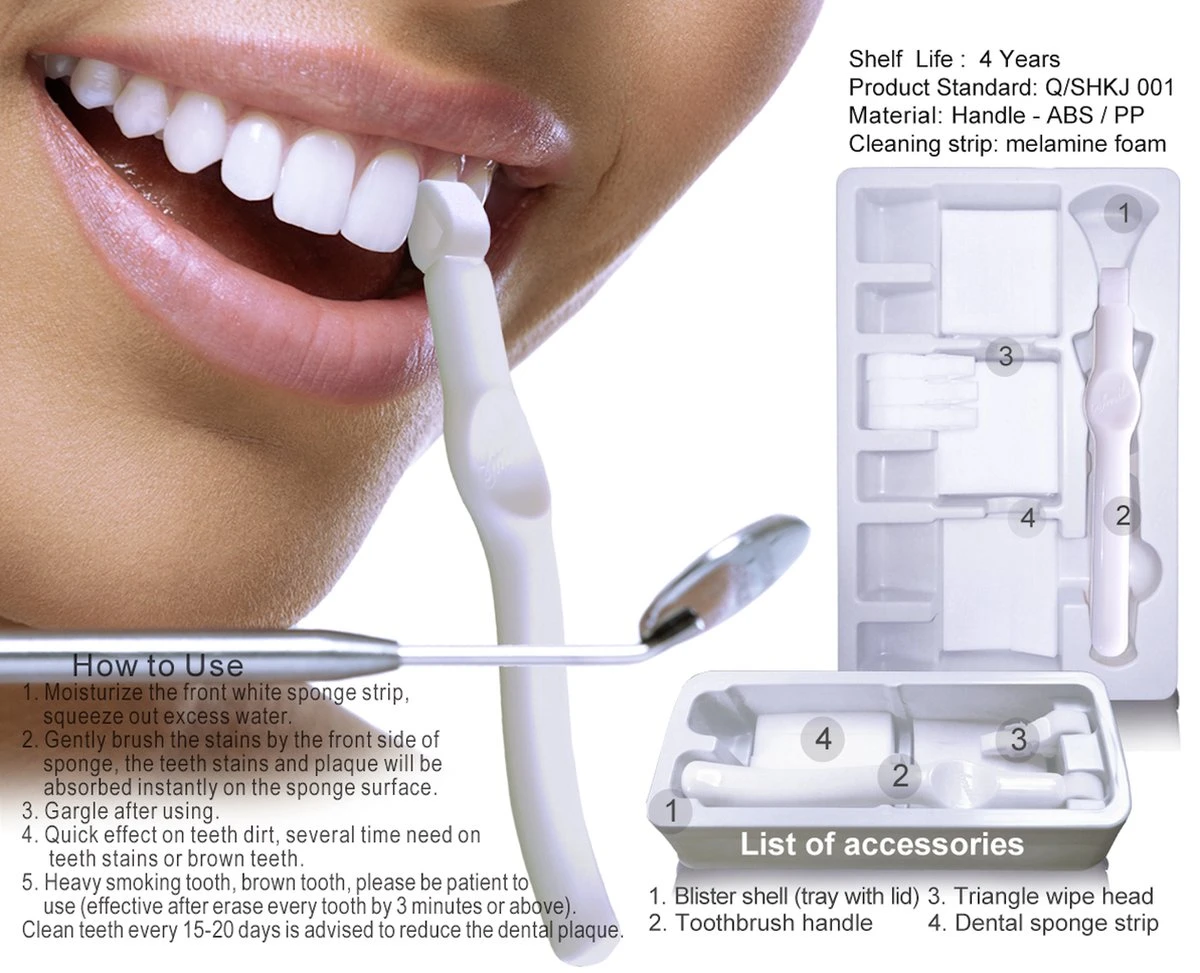 Moist-R Teeth Whitening Stick (2X) En 5 Refills - Thuis Tanden Bleken - Witte Tanden 4 Moist-R Teeth Whitening Stick (2X) En 5 Refills - Thuis Tanden Bleken - Witte Tanden - Afbeelding 4