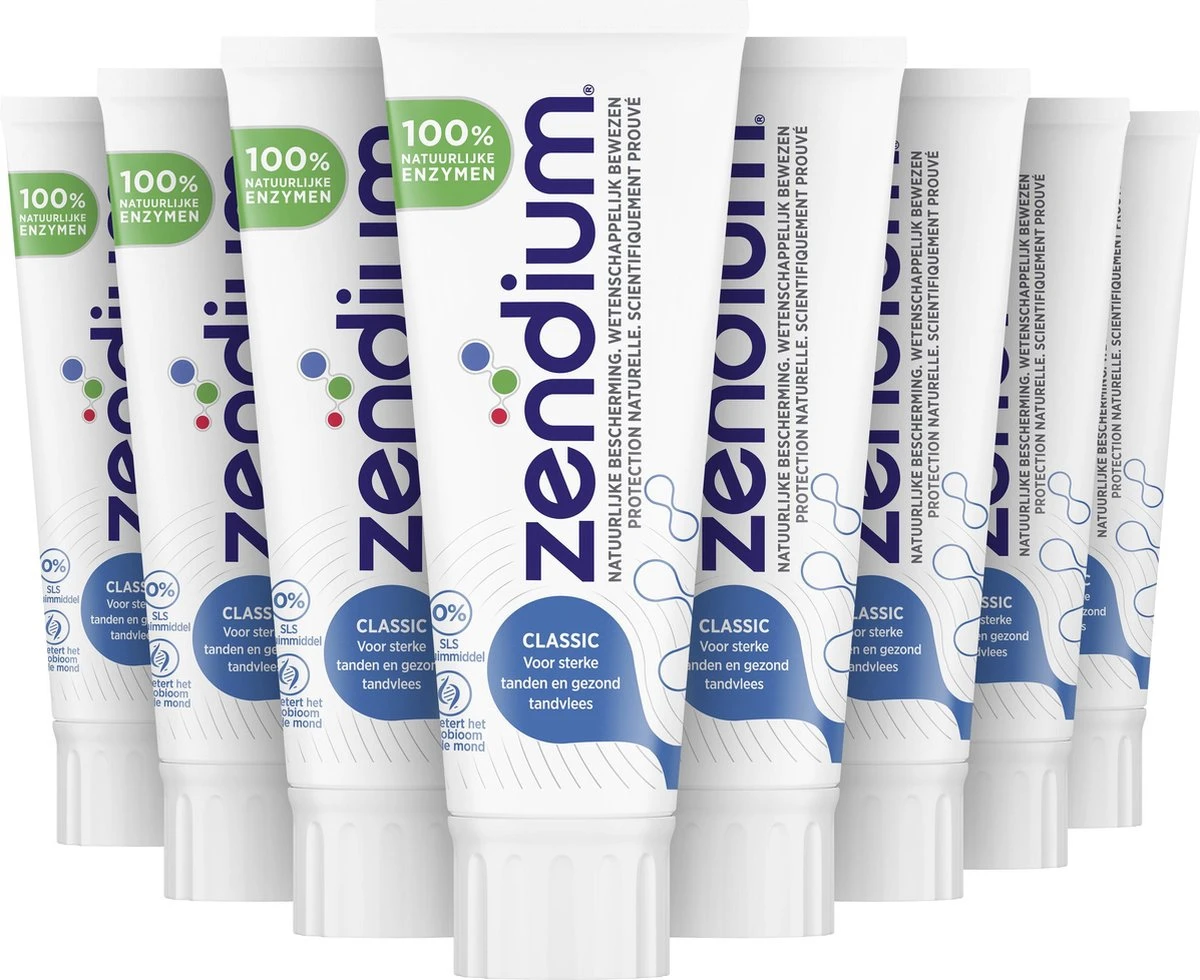 Zendium Classic Tandpasta - 12 X 75 Ml - Voordeelverpakking 1 Zendium Classic Tandpasta - 12 X 75 Ml - Voordeelverpakking