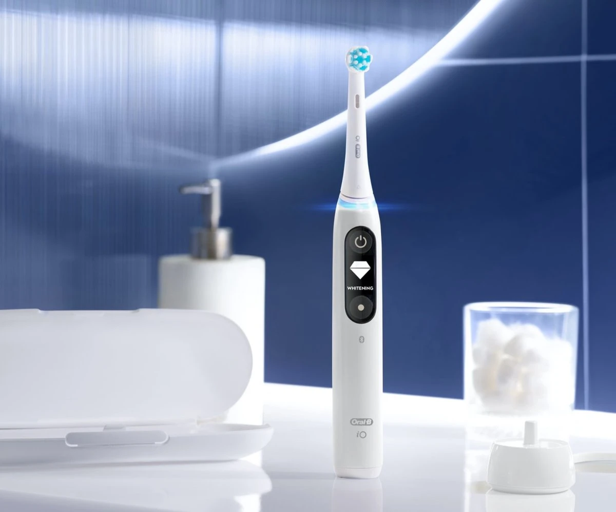 Oral B IO 6N - SMILE Black Lava Elektrische Tandenborstel Ontworpen Door Braun 7 Oral B IO 6N - SMILE Black Lava Elektrische Tandenborstel Ontworpen Door Braun - Afbeelding 7