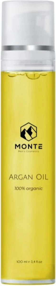 Alternative view of *ACTIE* MONTE - 100% Pure Arganolie - 100 ML - Unieke Fles - 100% Biologisch - Huidolie En Haarolie - Voor Haar, Huid En Gezicht - Hydraterend, Voedend En Herstellend - Rijk Aan Vitamine E, Essentiële Vetzuren, Antioxidanten En Mineralen - Argan Oil