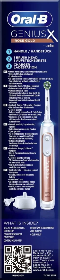 Oral B Oral-B Genius X Elektrische Tandenborstel Rosegold -Oral B Shop 258x1200 1