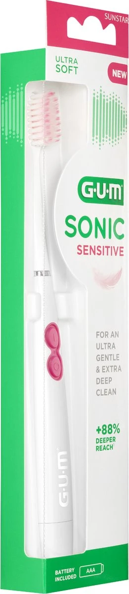 GUM® GUM Elektrische Tandenborstel Sonic Sensitive 3 GUM® GUM Elektrische Tandenborstel Sonic Sensitive - Afbeelding 3
